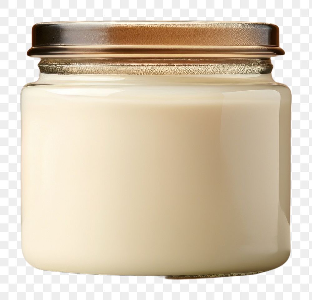 PNG Jar mockup lighting dairy milk.