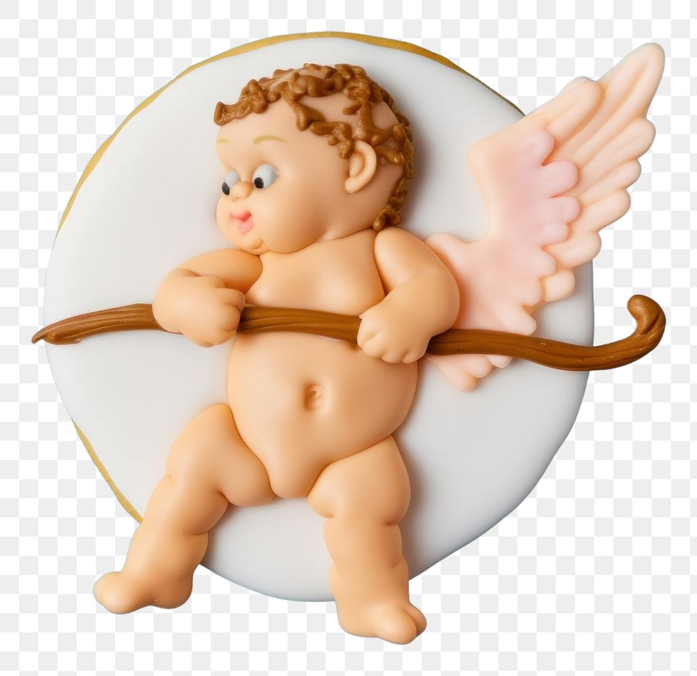 PNG Baby cupid toy representation creativity. AI generated Image by rawpixel.