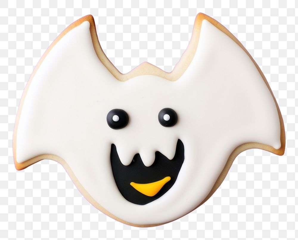 PNG Bat cookie icing food. AI generated Image by rawpixel.