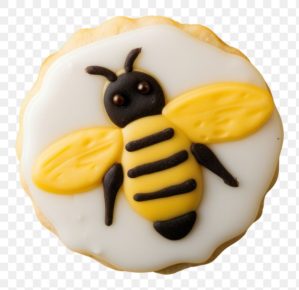 PNG Bee cookie animal insect. AI generated Image by rawpixel.