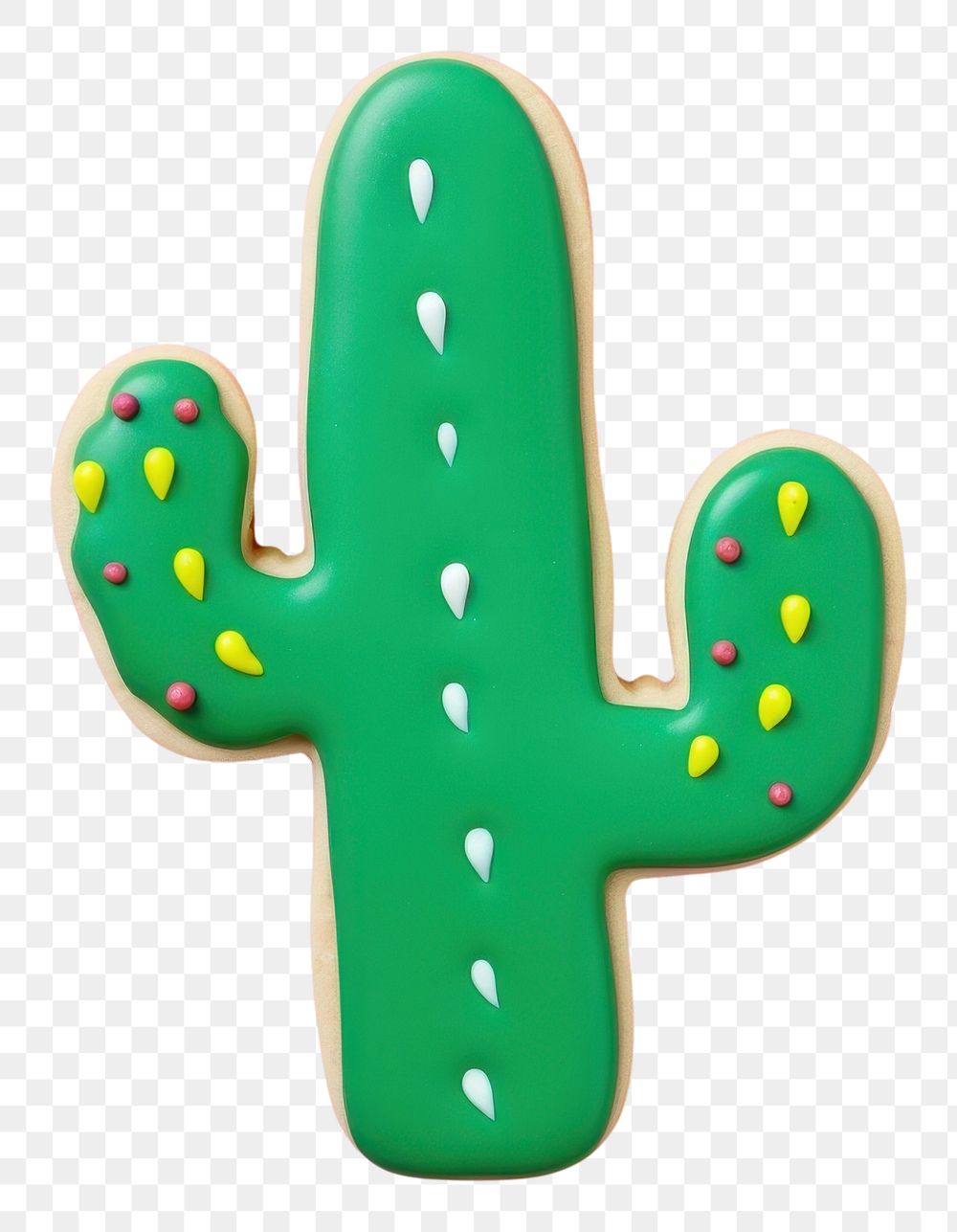 PNG Cactus cookie icing food. AI generated Image by rawpixel.