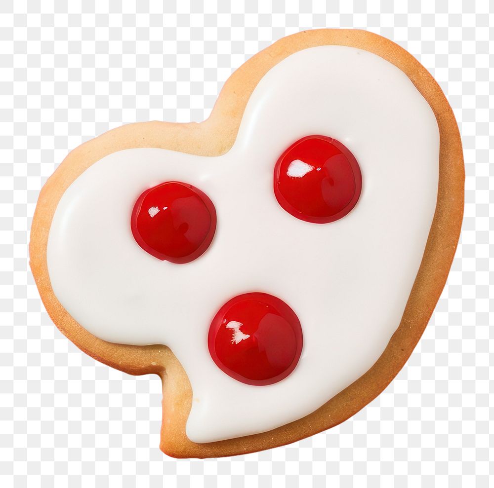 PNG Cherry cookie dessert biscuit. AI generated Image by rawpixel.