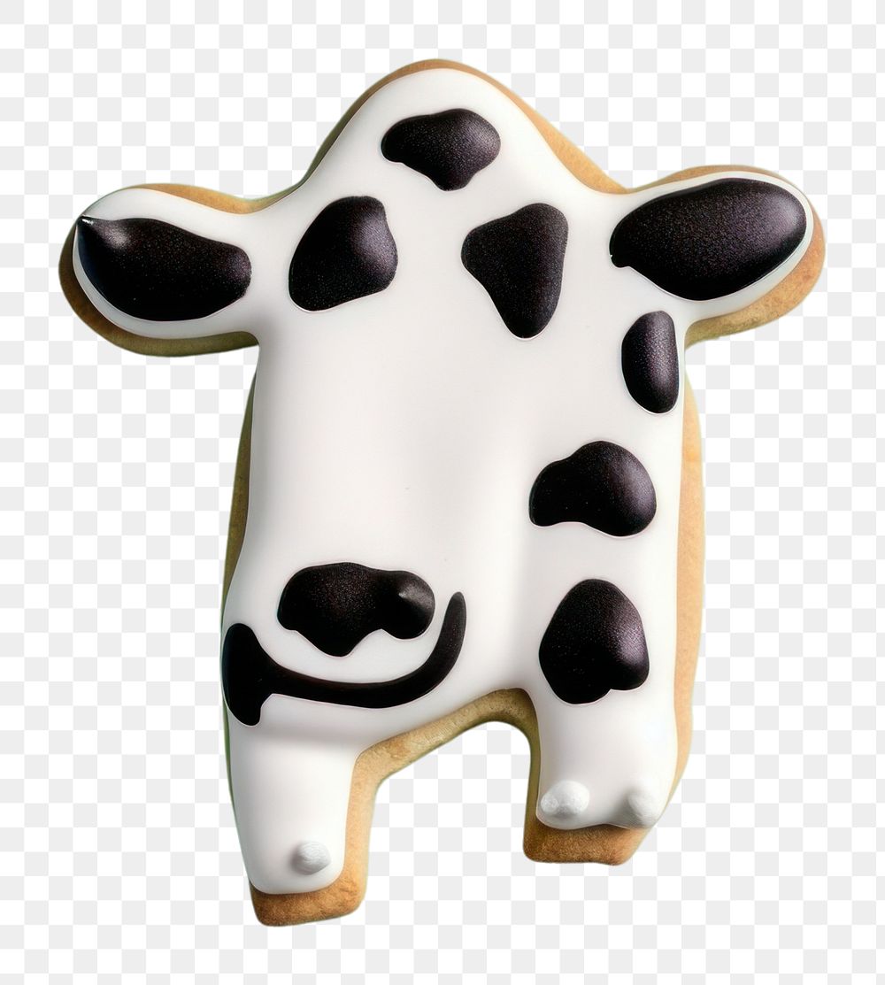 PNG Cow cookie mammal animal. AI generated Image by rawpixel.