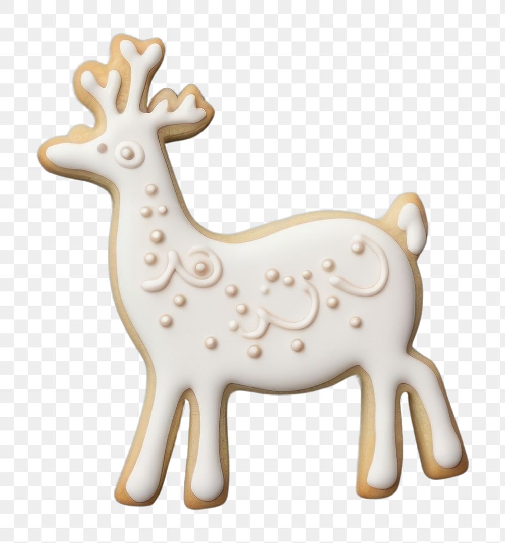 PNG Deer christmas cookie representation. 