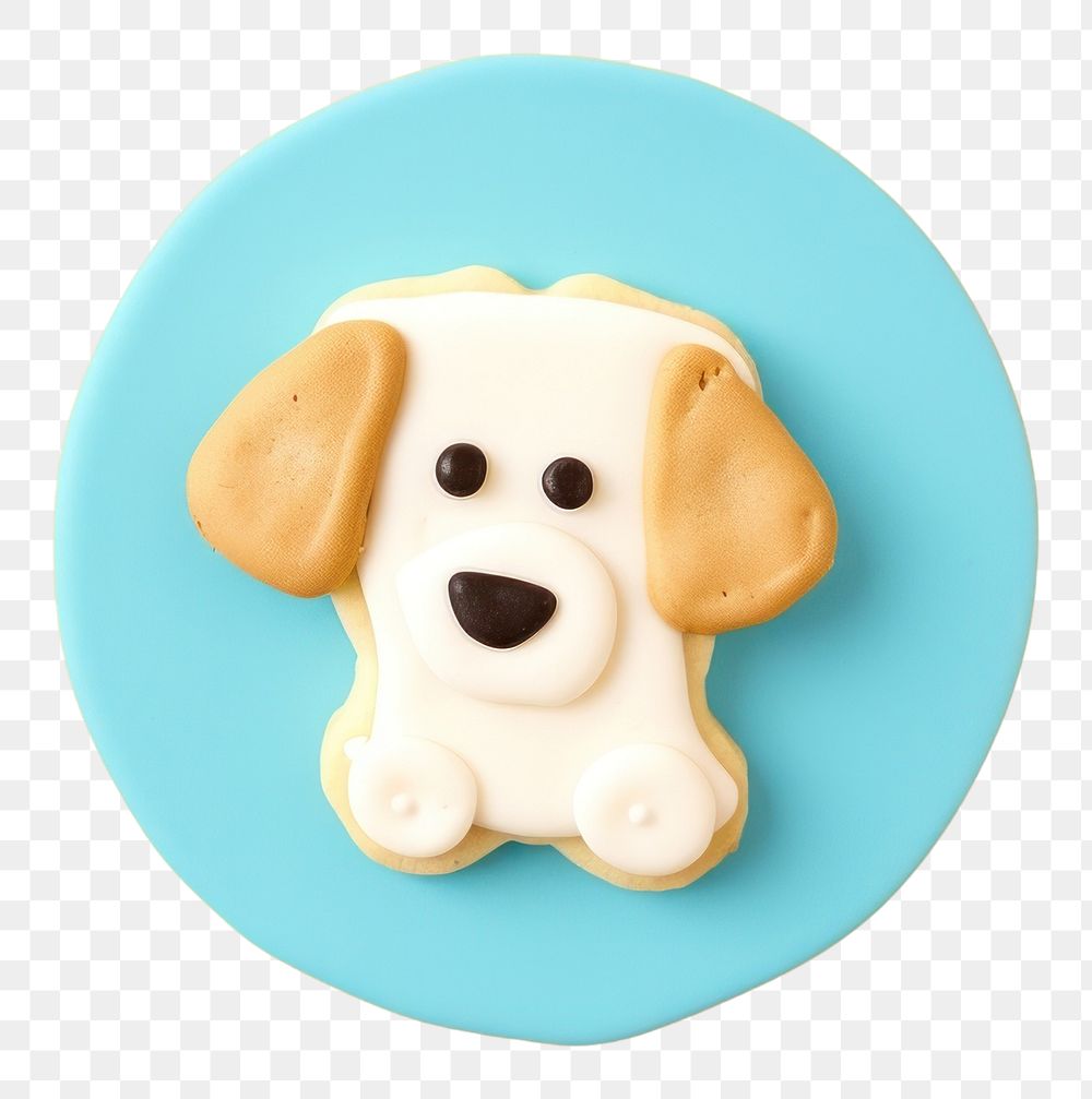 PNG Dog mammal animal cookie. AI generated Image by rawpixel.