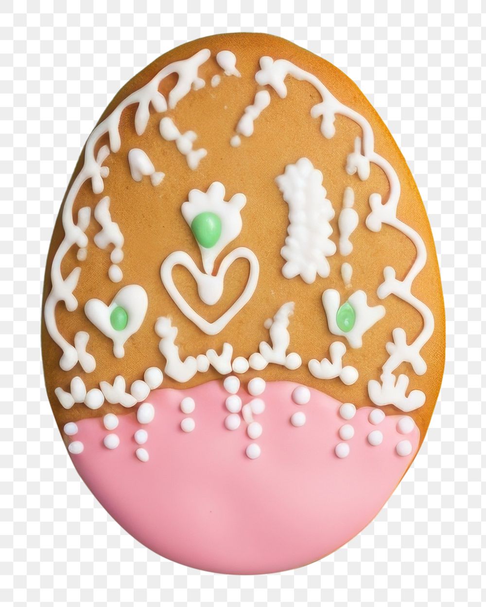 PNG Easter egg cookie icing food. AI generated Image by rawpixel.