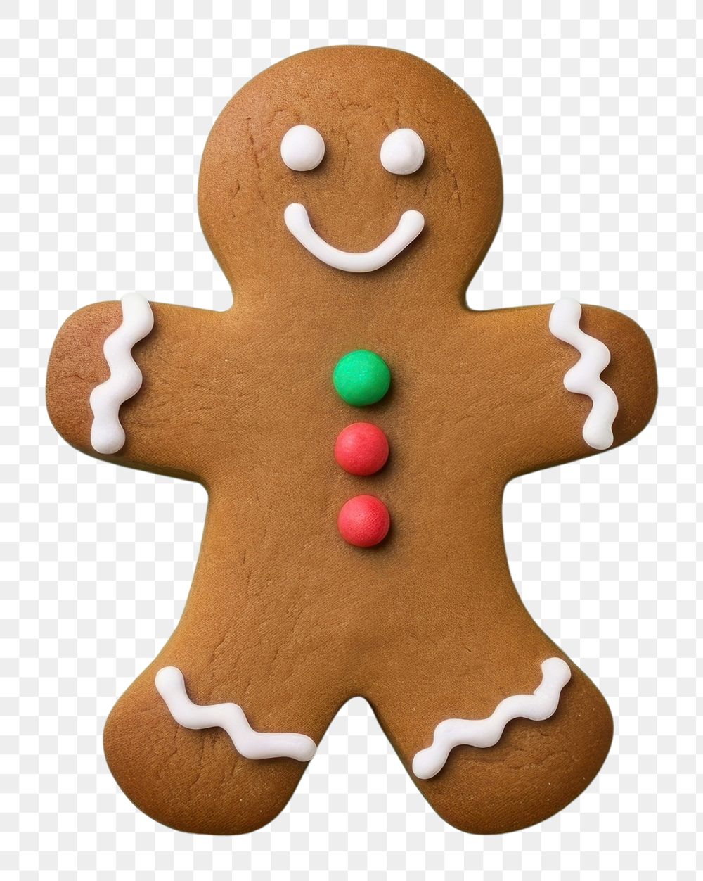PNG Gingerbread man cookie icing dessert. AI generated Image by rawpixel.