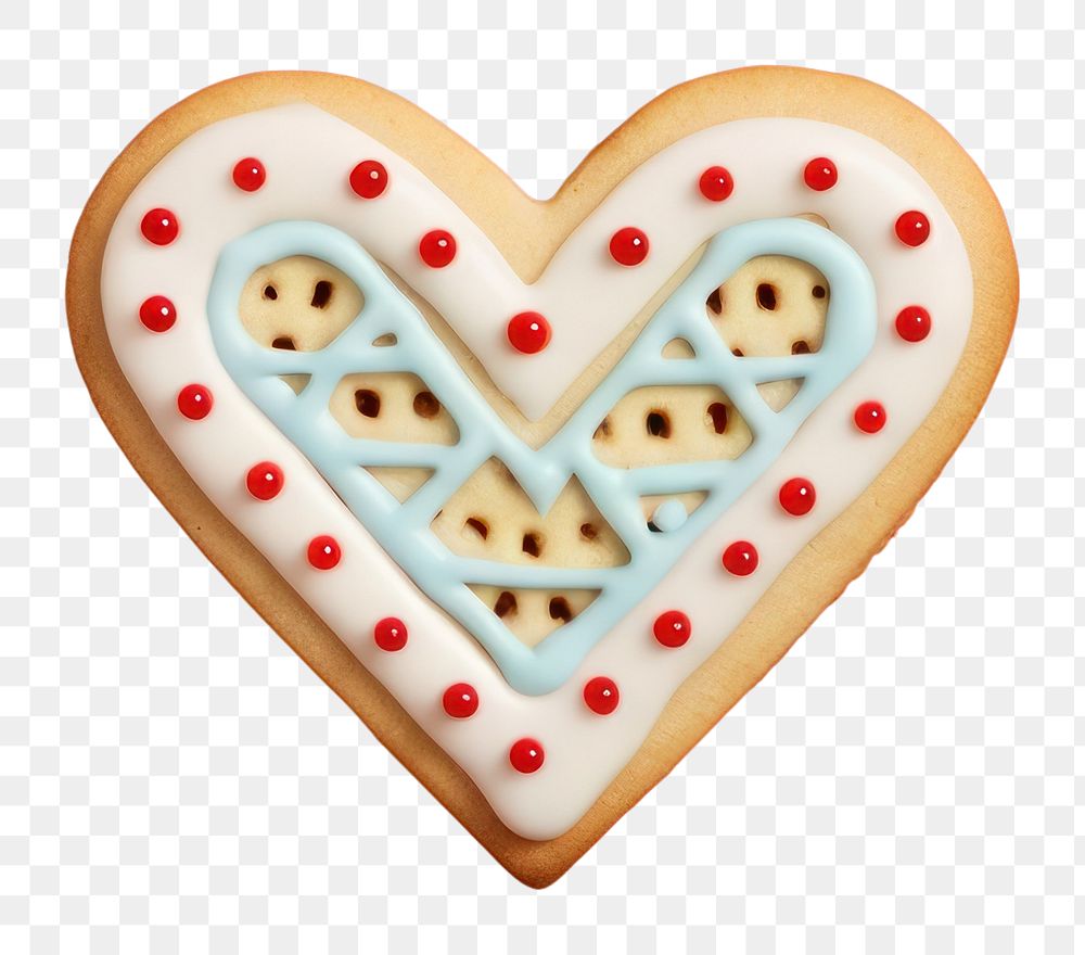 PNG Love cookie celebration pattern. AI generated Image by rawpixel.