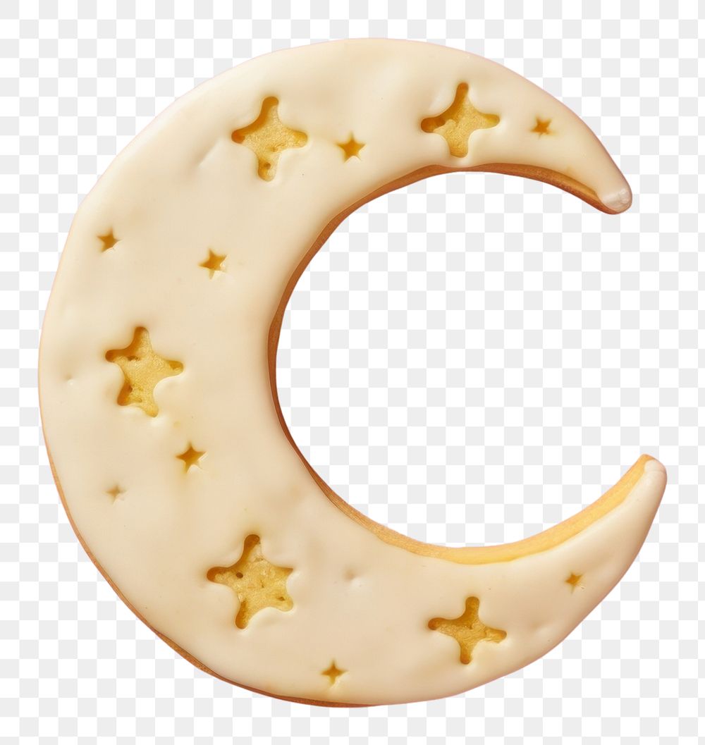 PNG Moon cookie icing accessories AI generated Image by rawpixel