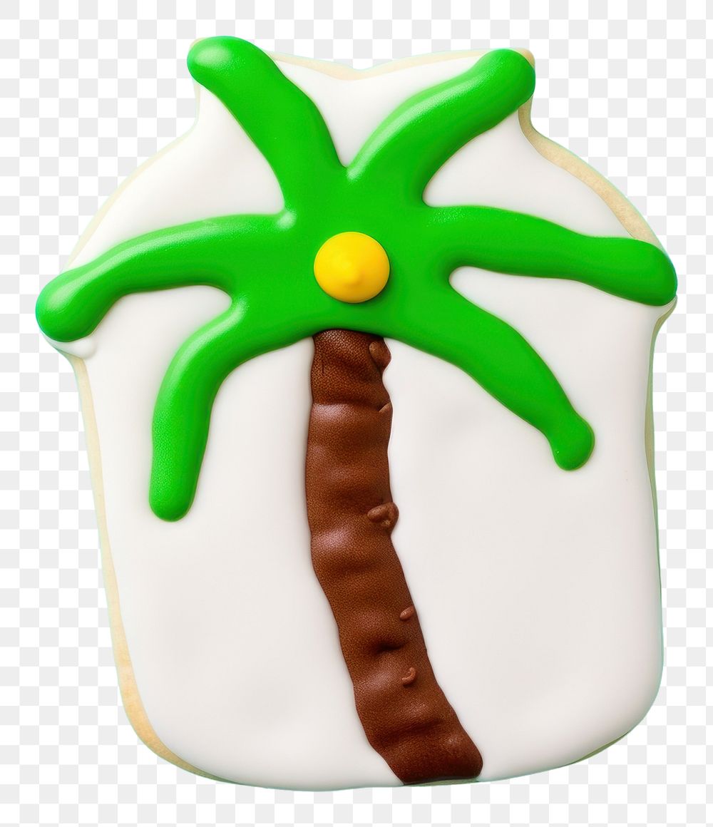 PNG Palm tree icing dessert food. AI generated Image by rawpixel.