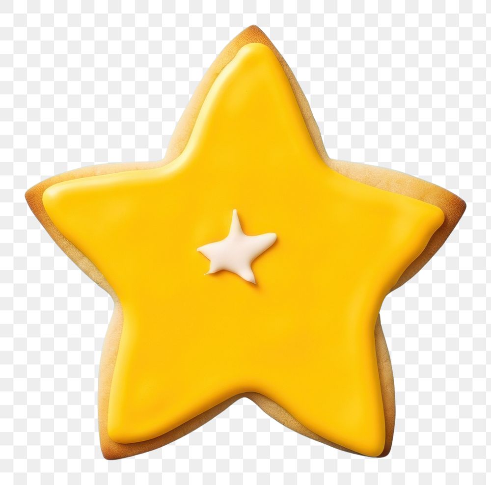 PNG Star cookie symbol christmas. AI generated Image by rawpixel.