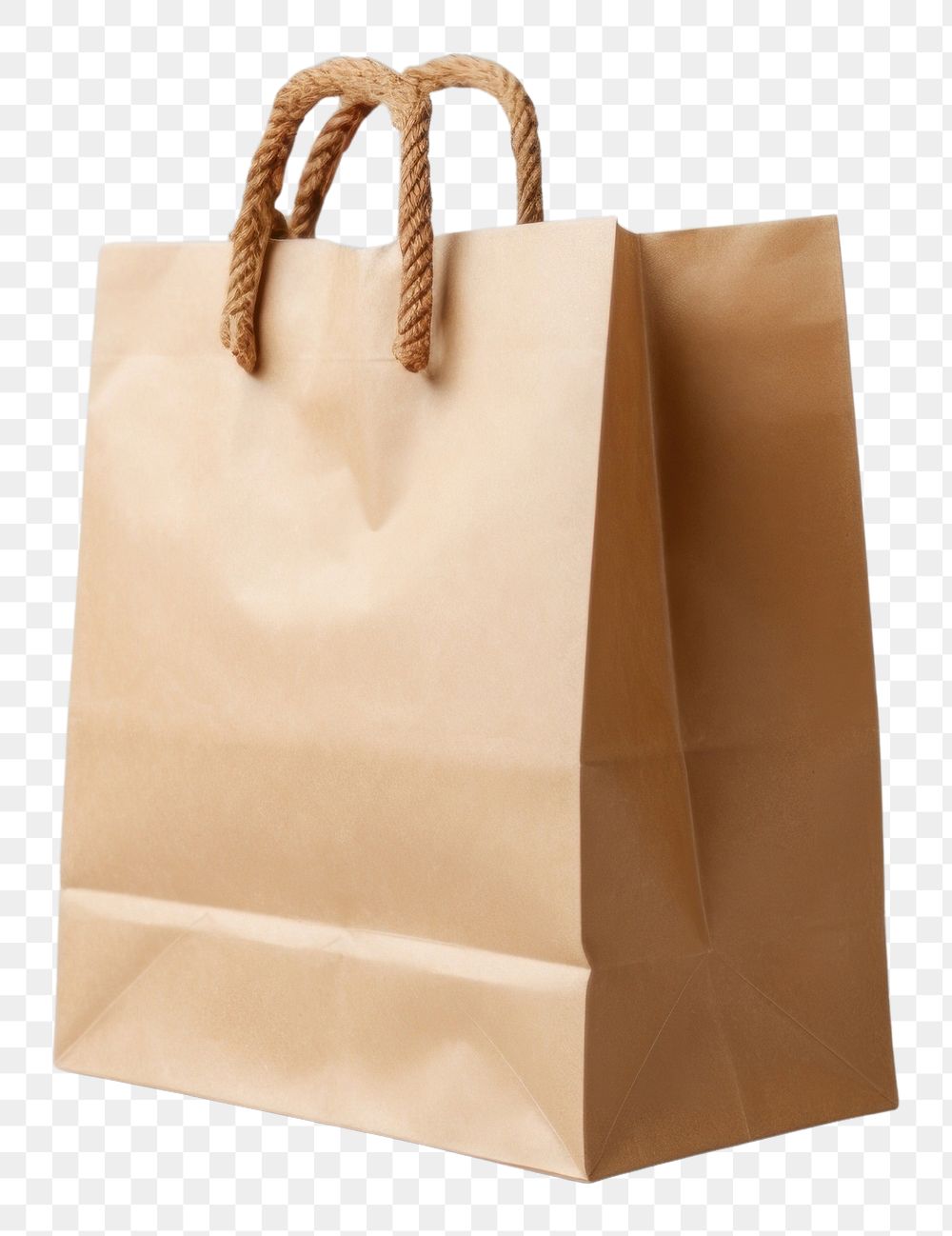 PNG Kraft paper bakery bag mockup handbag accessories container.