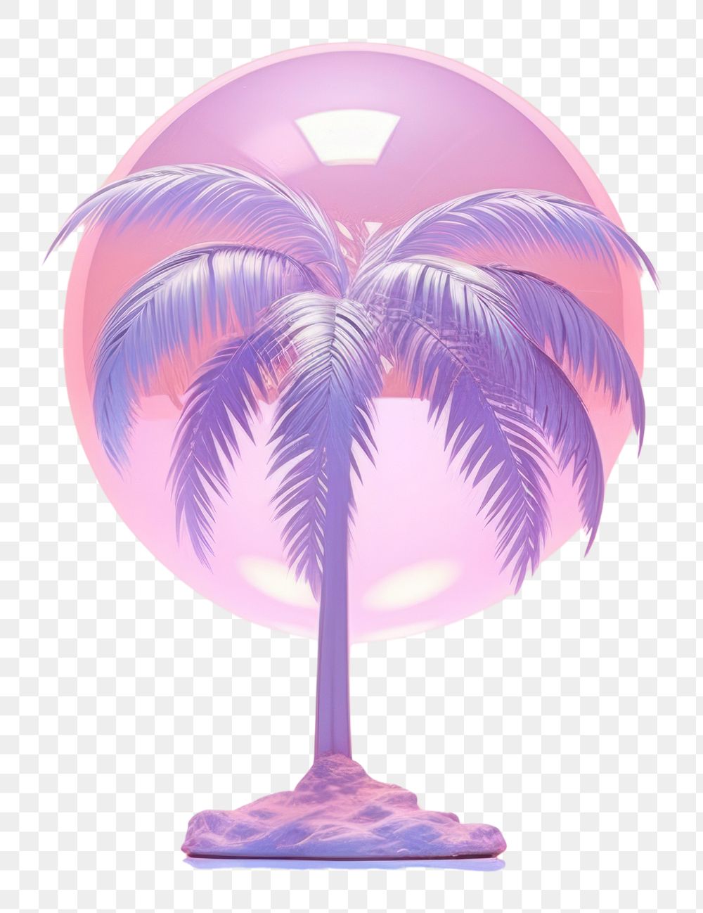 PNG Palm tree nature plant lamp.