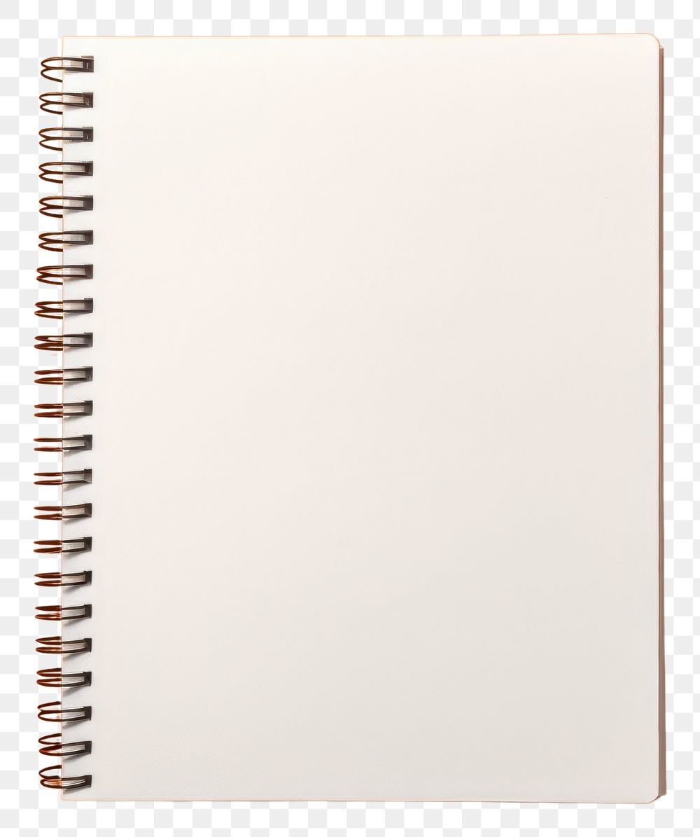 PNG  Notebook mockup diary white text.