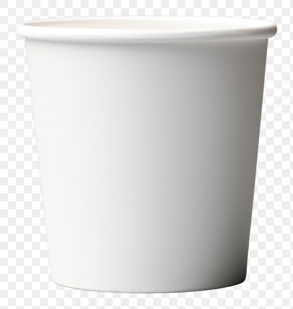 PNG Yogurt cup mockup porcelain white gray.