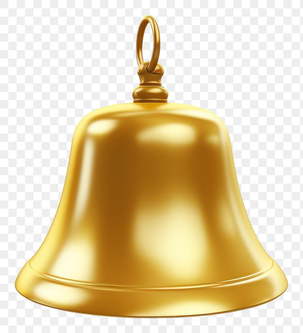 PNG Bell icon bell shiny gold.