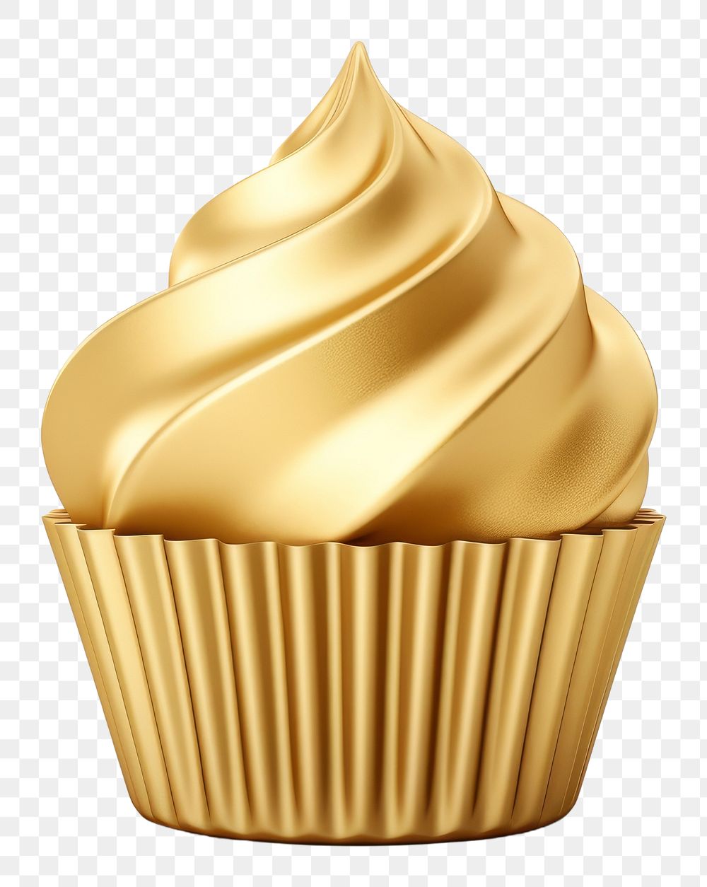 PNG Cupcake icon dessert cream shiny.