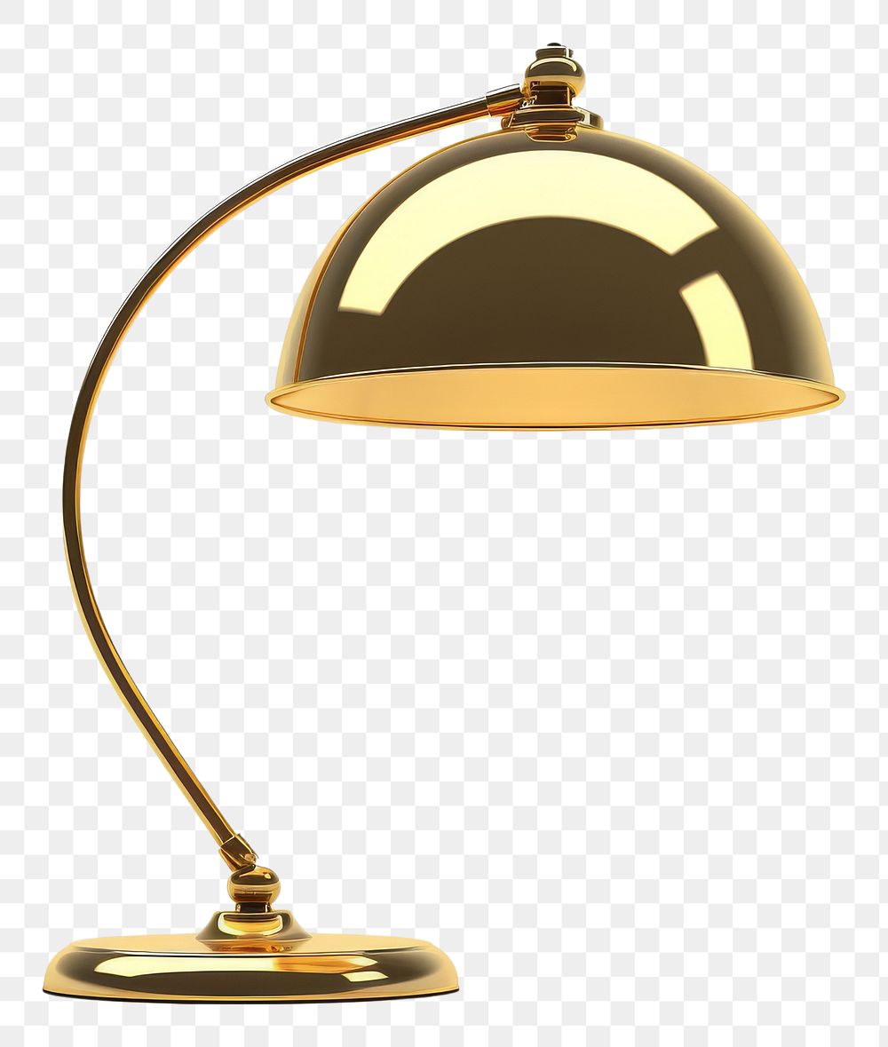 PNG Lamp lampshade gold white background.
