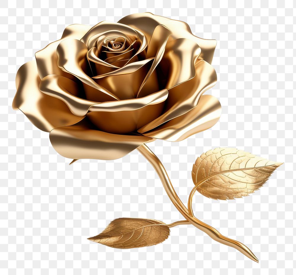 PNG Rose flower shiny plant.