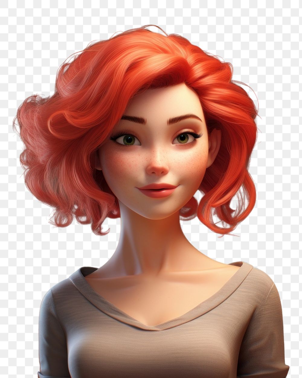 PNG  Human female cartoon adult wig. AI generated Image by rawpixel.
