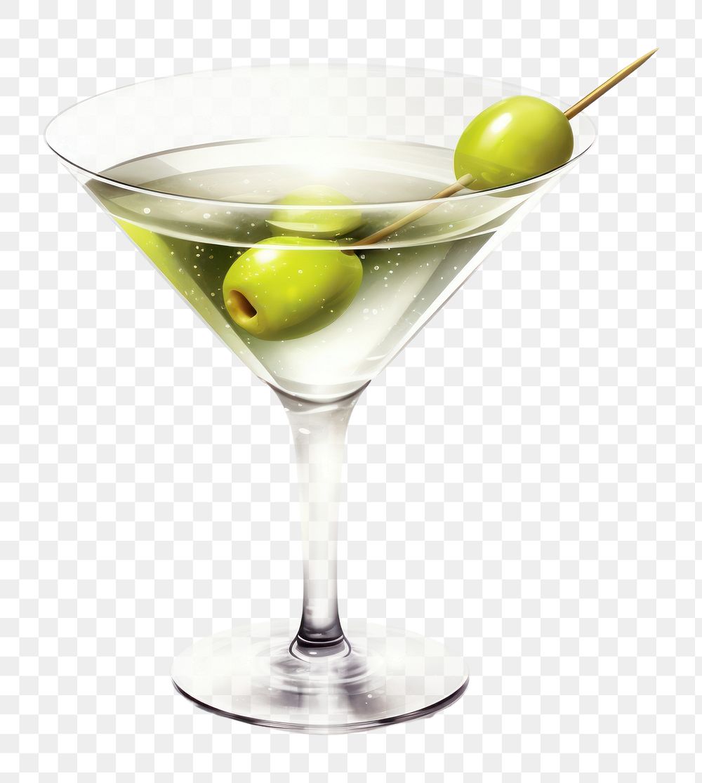 PNG Olive martini cocktail drink fruit. AI generated Image by rawpixel.