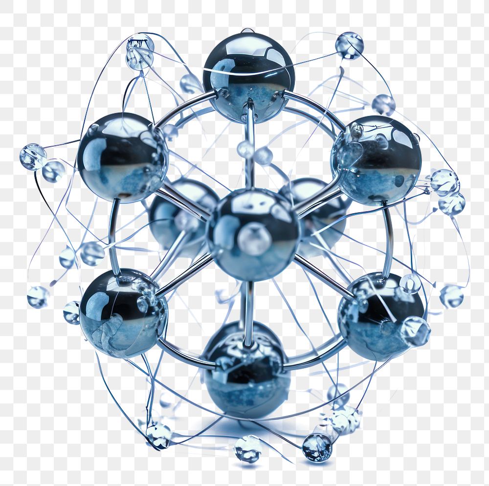 PNG Electron chandelier sphere white background.