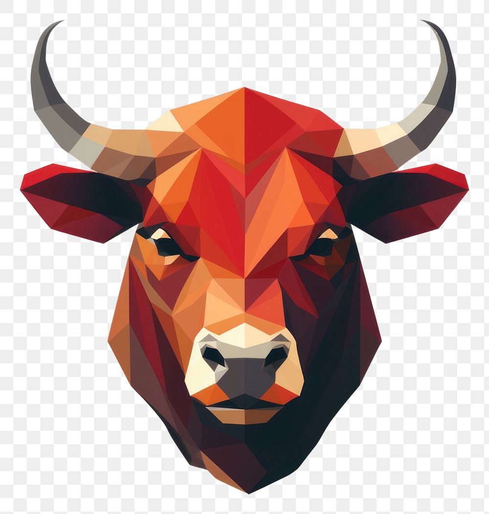 PNG Happy bull vector logo livestock cattle mammal.