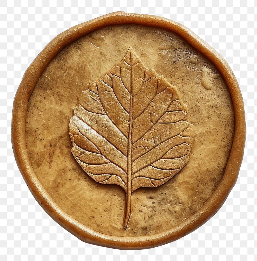 PNG Seal Wax Stamp leaf plant freshness jewelry.