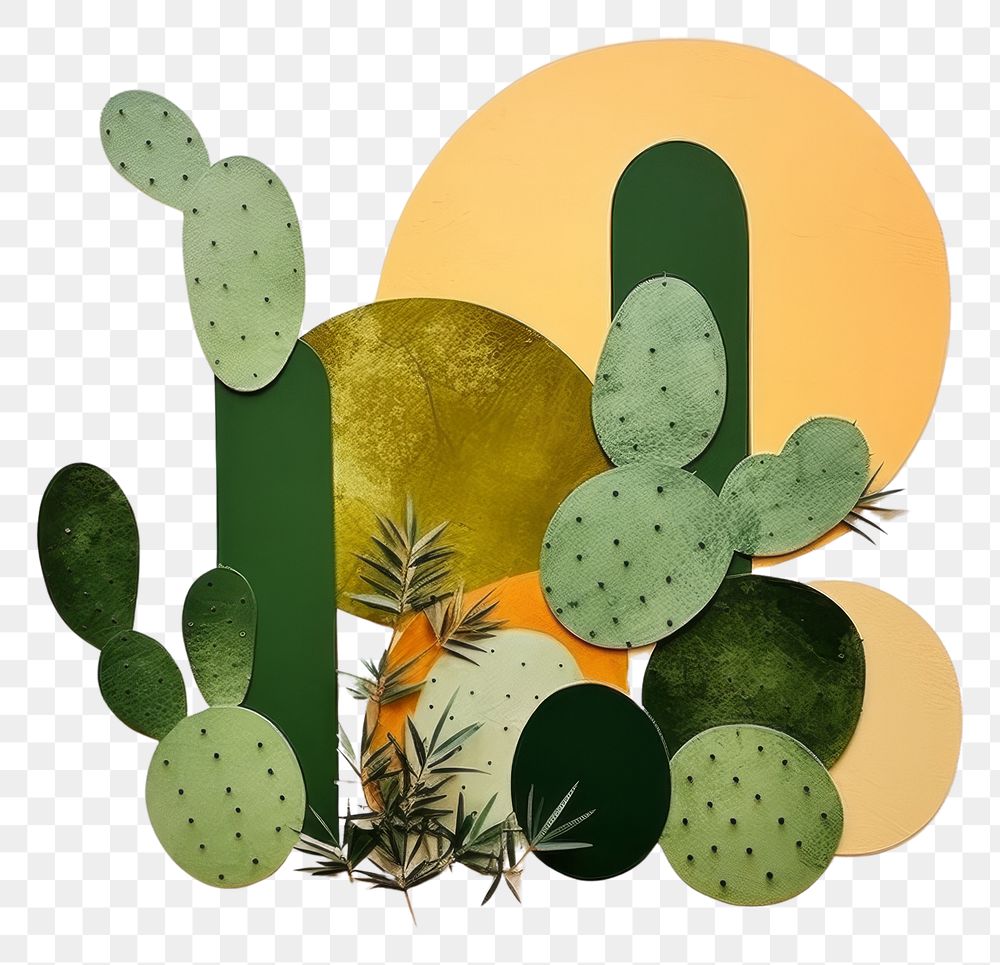 PNG Cactus plant pattern nature.