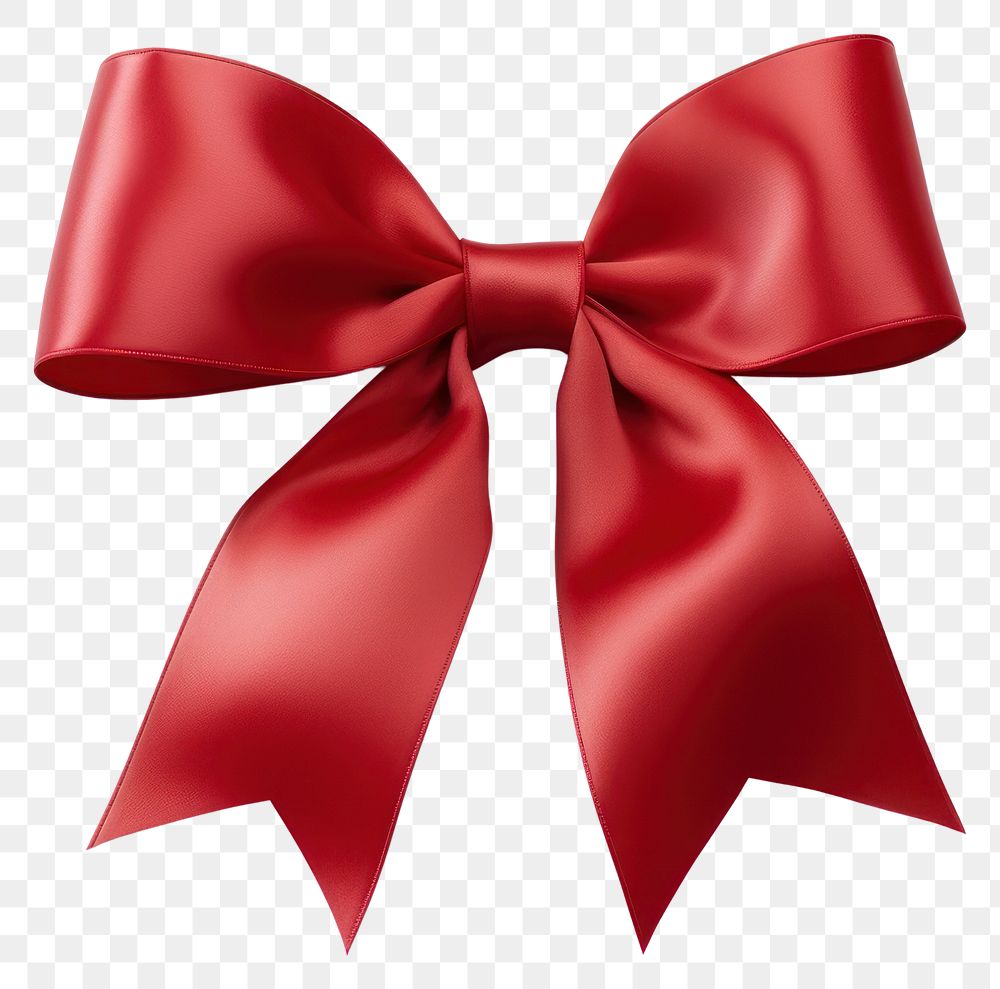 PNG  Red bow red white background celebration