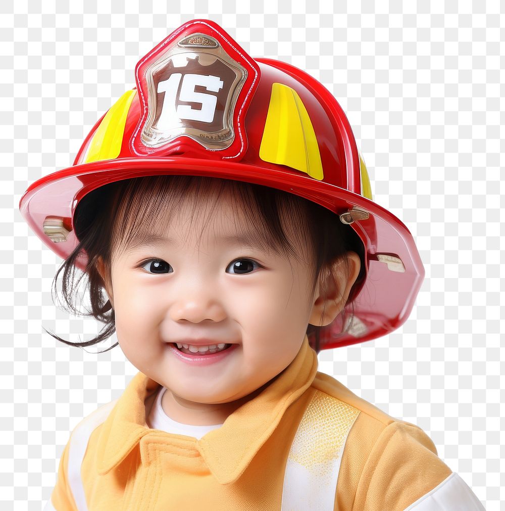 PNG Hardhat helmet baby firefighter.