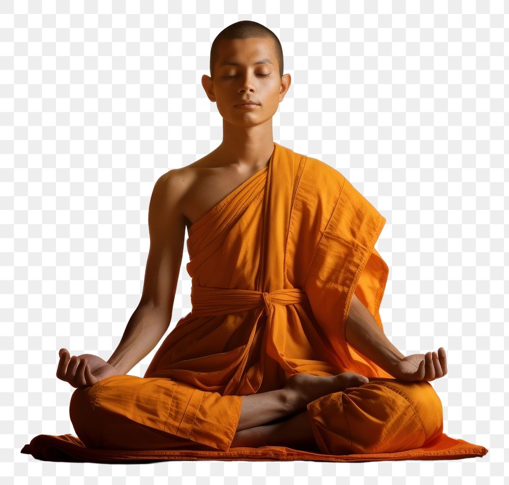 PNG Meditating sports adult yoga