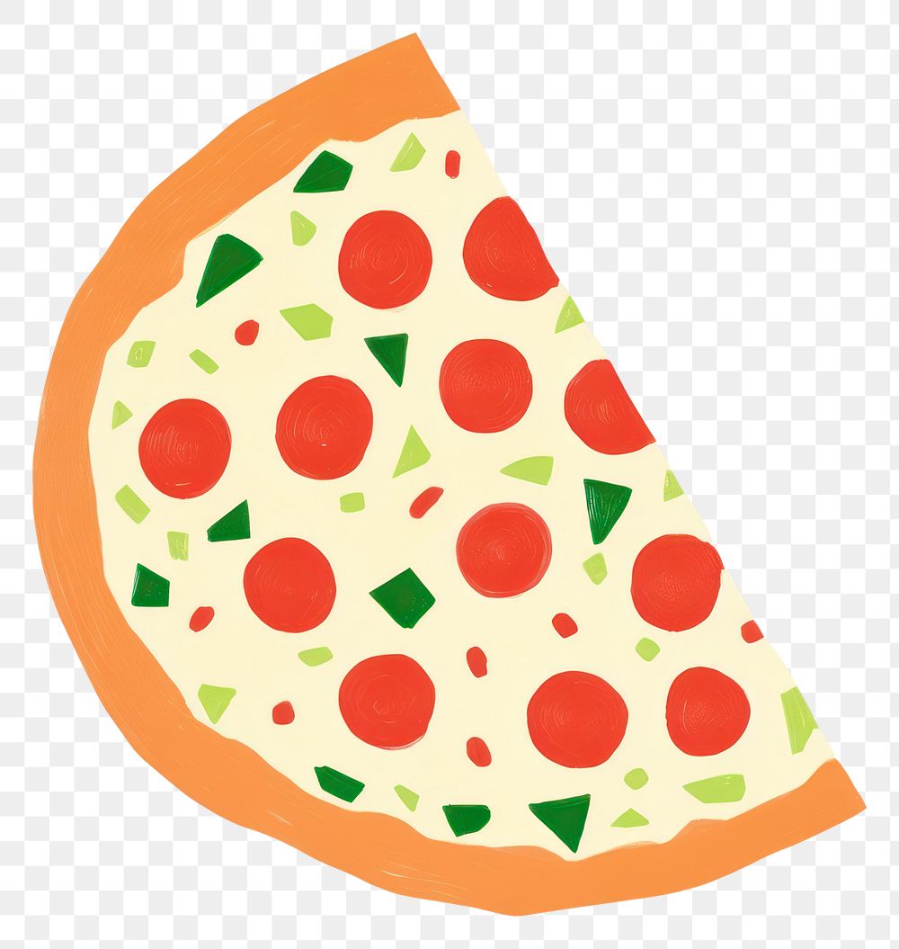 PNG  Illustration of pizza food freshness vegetable.