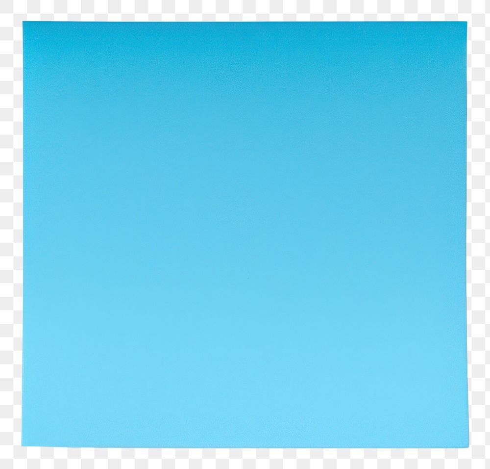 PNG Blue post it paper white background simplicity.