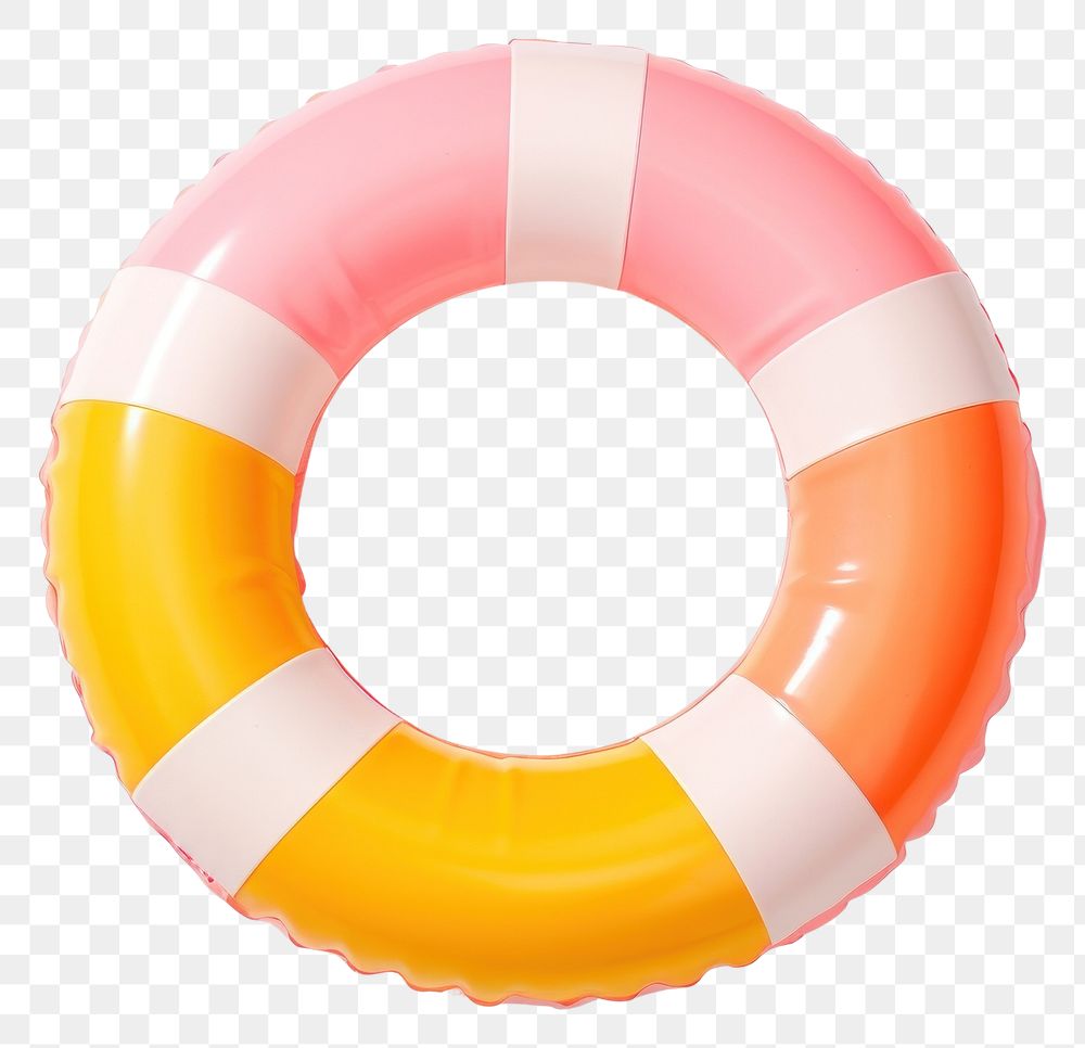 PNG Summer swim ring lifebuoy white background inflatable