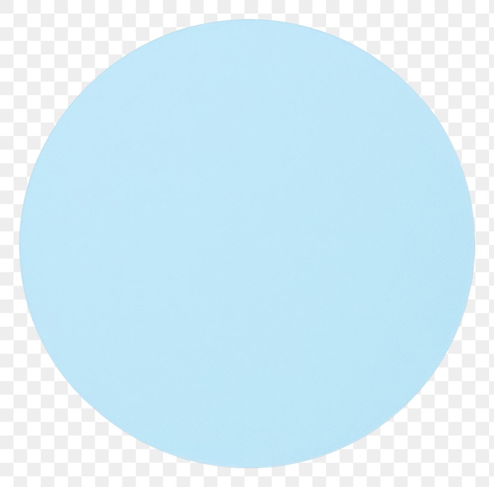 PNG Circle paper post it blue white background simplicity.