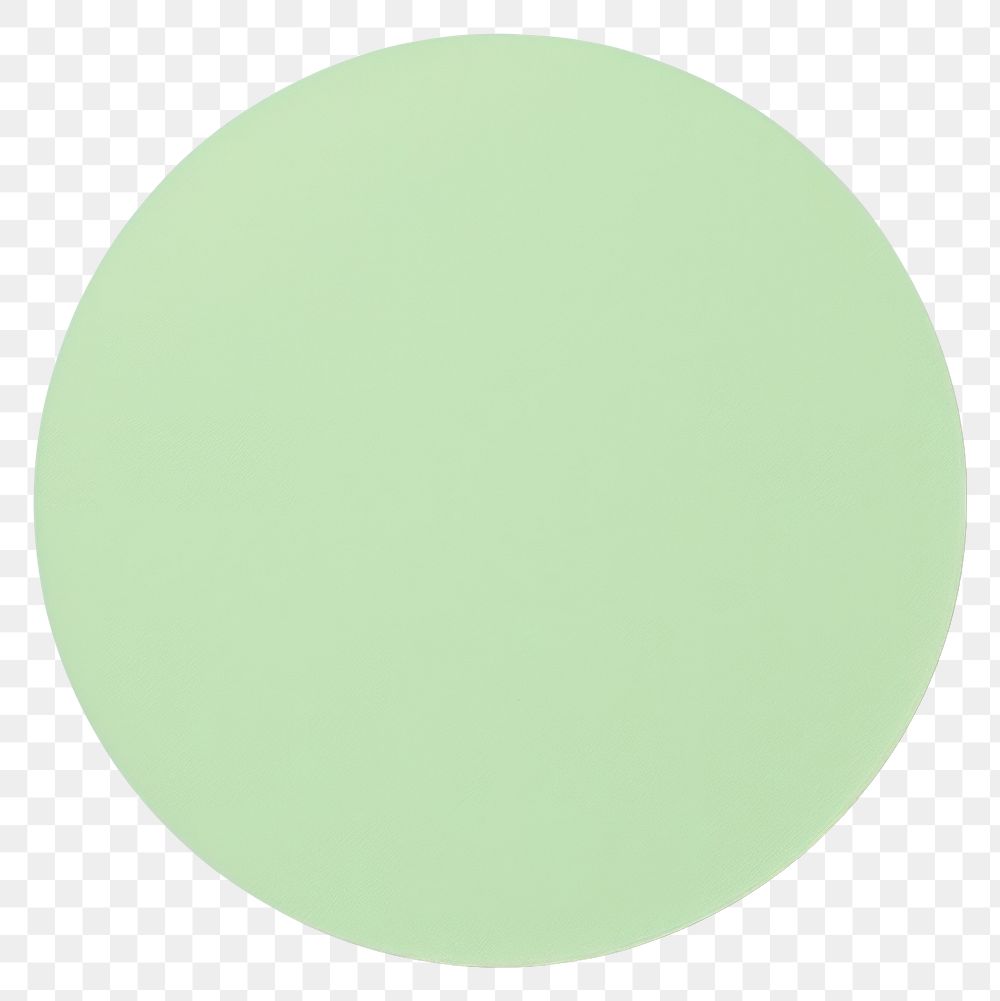 PNG Circle paper post it green white background simplicity.