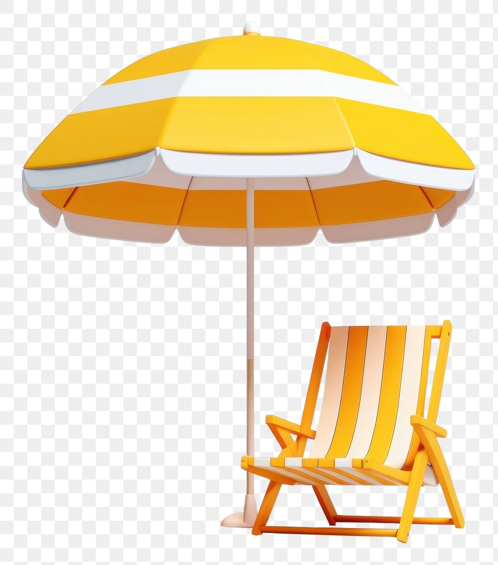 PNG Beach Chair umbrella summer chair.