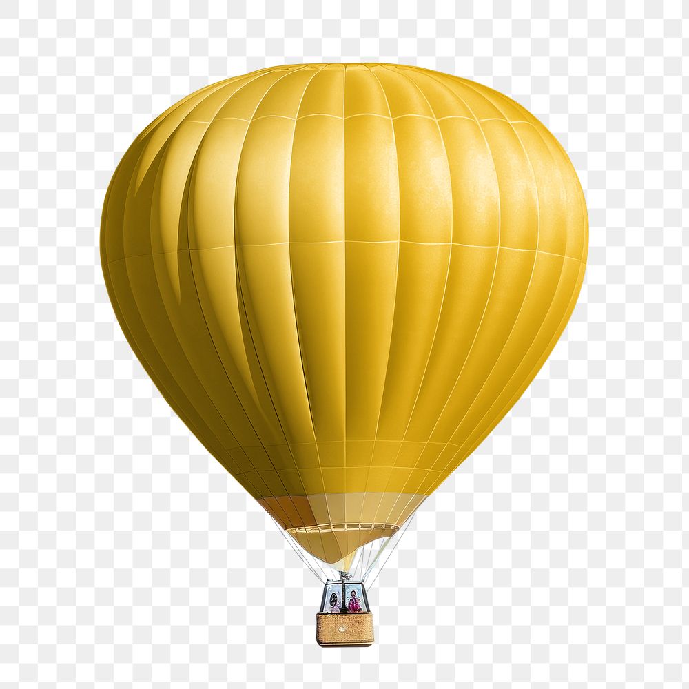 Hot air balloon png, transparent background