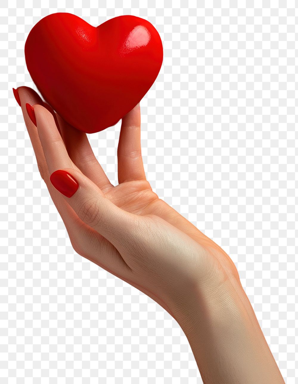 PNG Heart shape adult love hand.