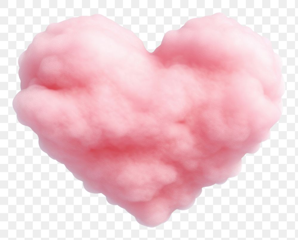 PNG Shape heart cloud love white background confectionery.