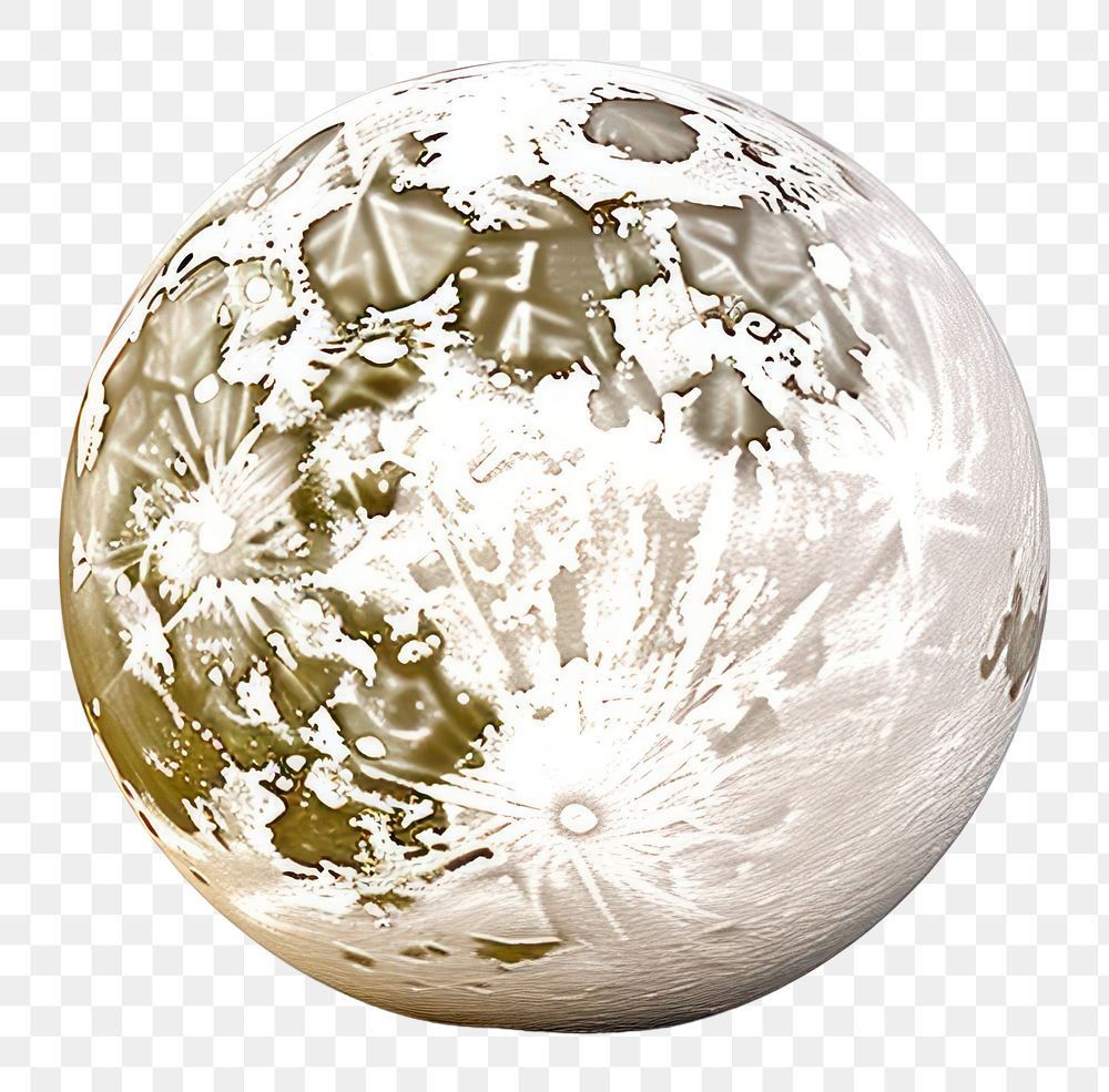 PNG Full moon sphere planet globe.