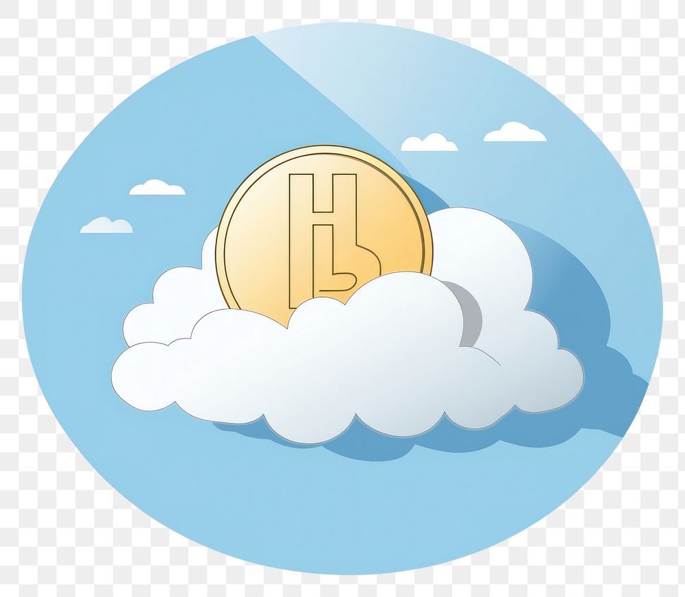 PNG Coin finance money cloud.