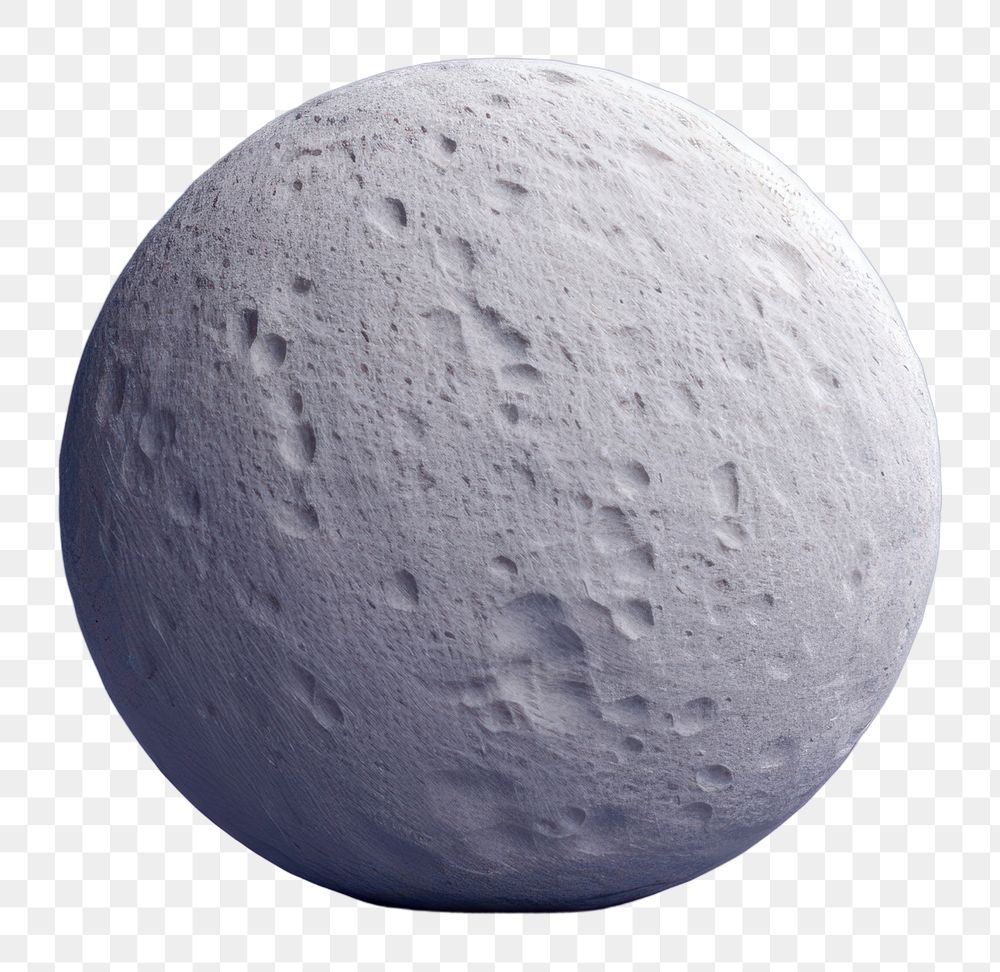 PNG Realistic moon sphere simplicity astronomy.