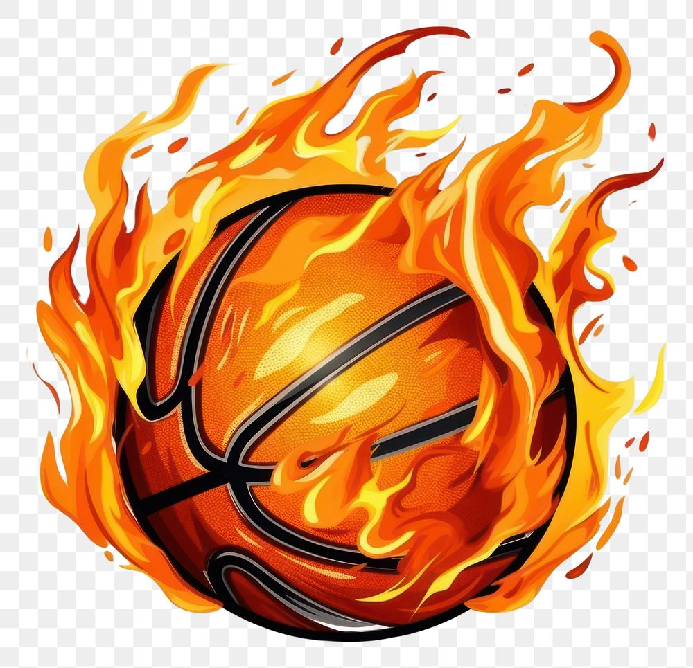 PNG Basketball sports fire football.
