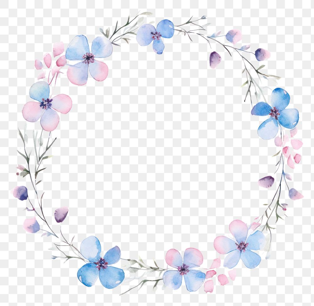 PNG Little Blue flower circle | Premium PNG - rawpixel