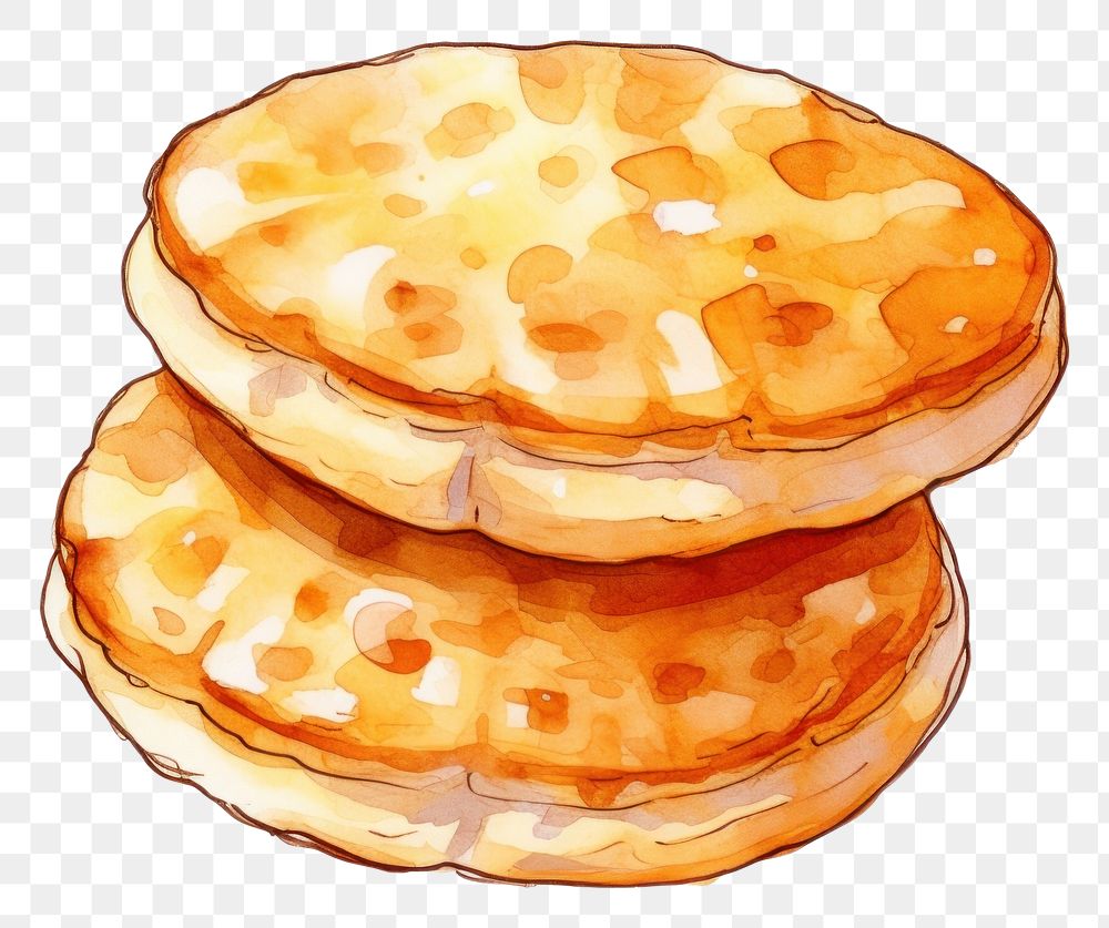 PNG Cookies pancake bread food.