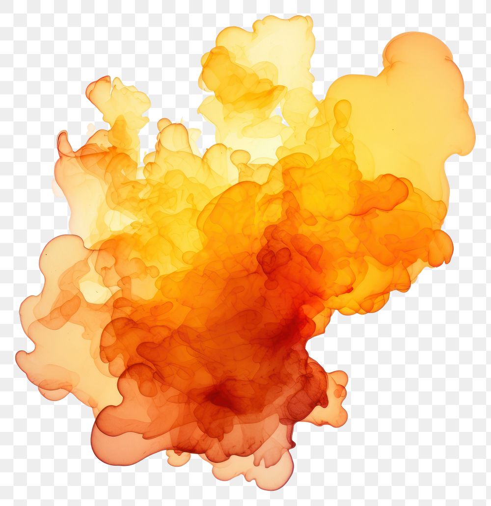 PNG  Explosion yellow white background creativity. AI generated Image by rawpixel.