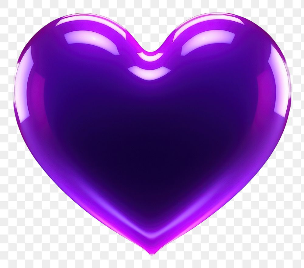 PNG Purple neon heart shape night illuminated. AI generated Image by rawpixel.
