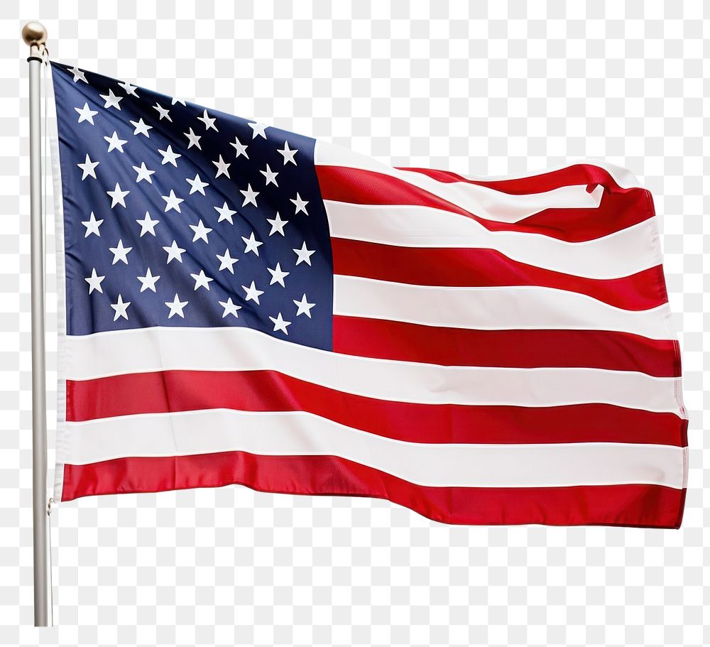 PNG  American flag white american flag independence. AI generated Image by rawpixel.